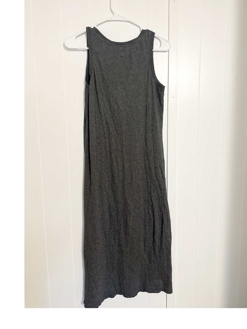 Pact organic cotton midi tank dress gray size small - Picture 3 of 5